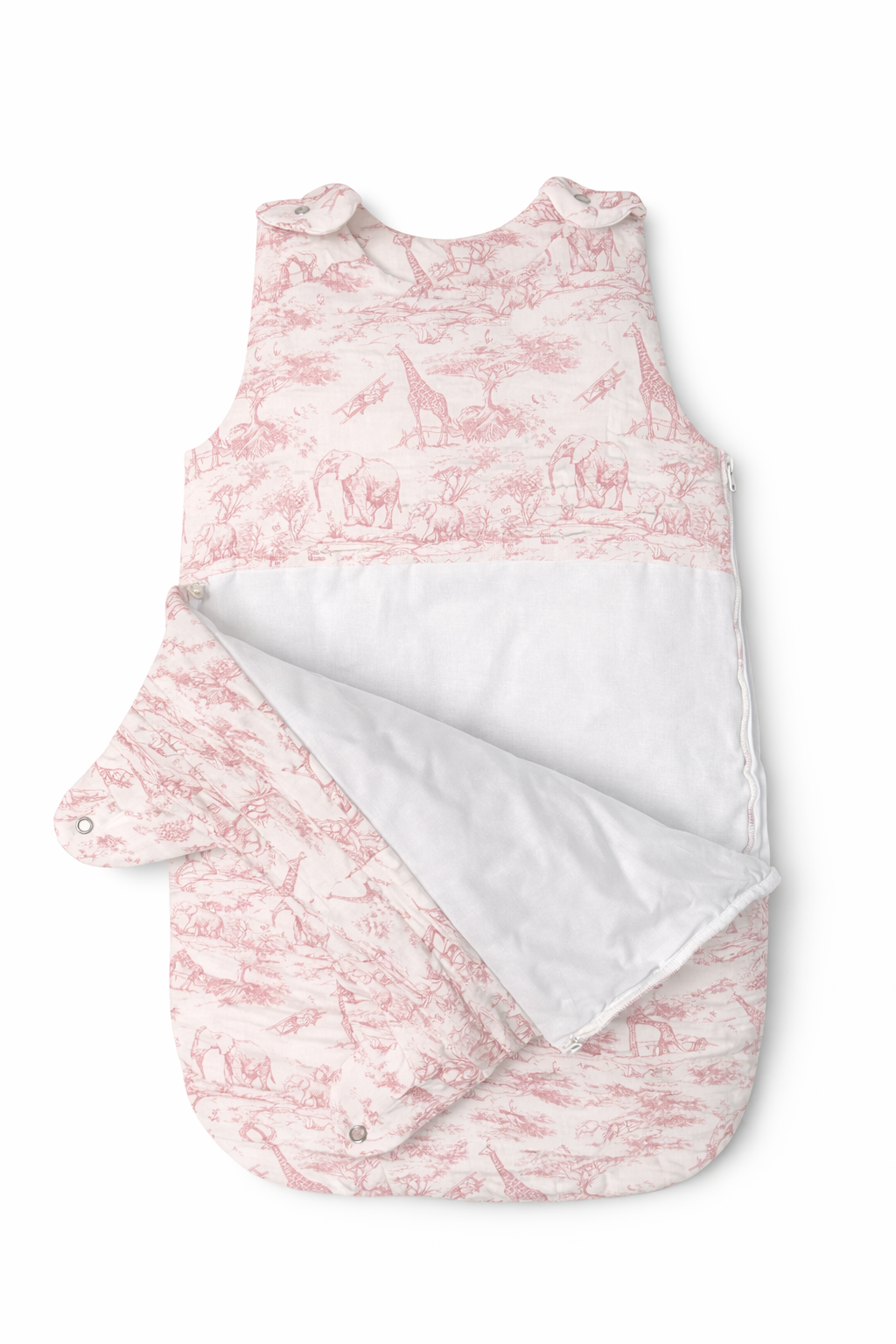 Gigoteuse bébé - Motif savane rose