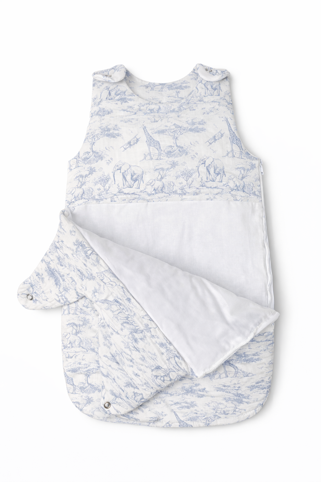 Gigoteuse bébé - Motif savane bleu